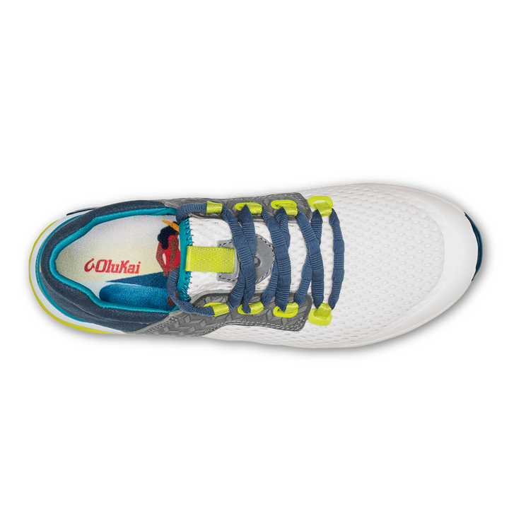 olukai wailuku women's | bright white / lagoon
