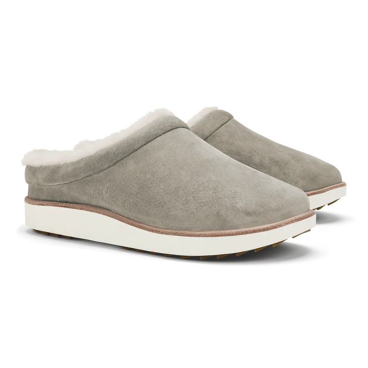 olukai mani women's | taupe grey / golden sand