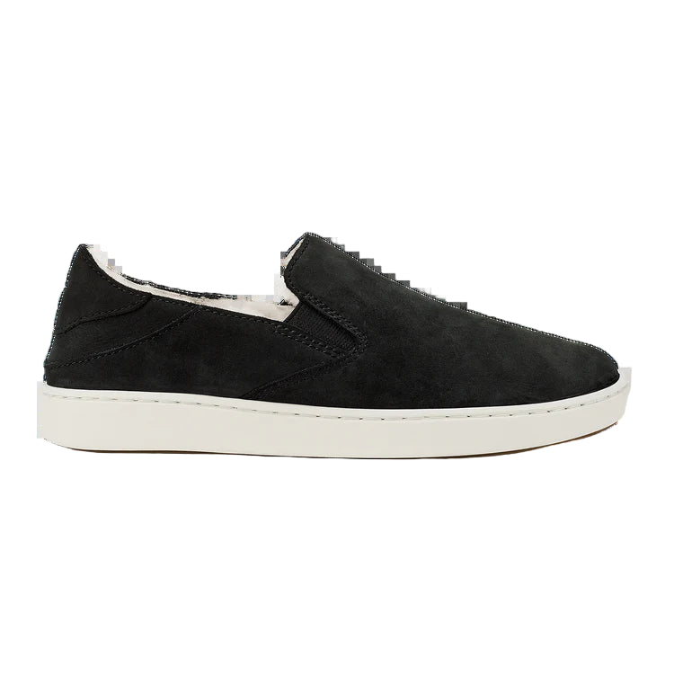 olukai pehuea cozy women's | lava rock / lava rock