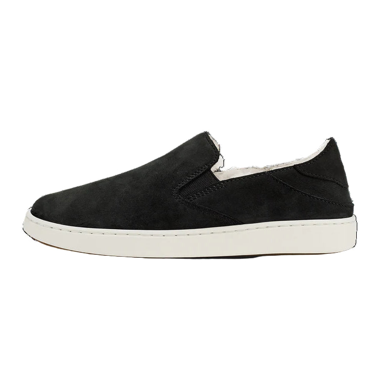 olukai pehuea cozy women's | lava rock / lava rock