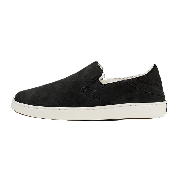 olukai pehuea cozy women's | lava rock / lava rock
