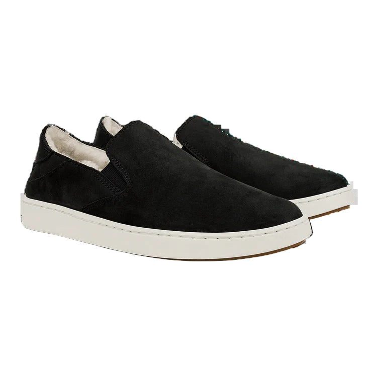 olukai pehuea cozy women's | lava rock / lava rock