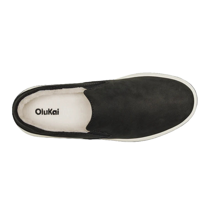 olukai pehuea cozy women's | lava rock / lava rock