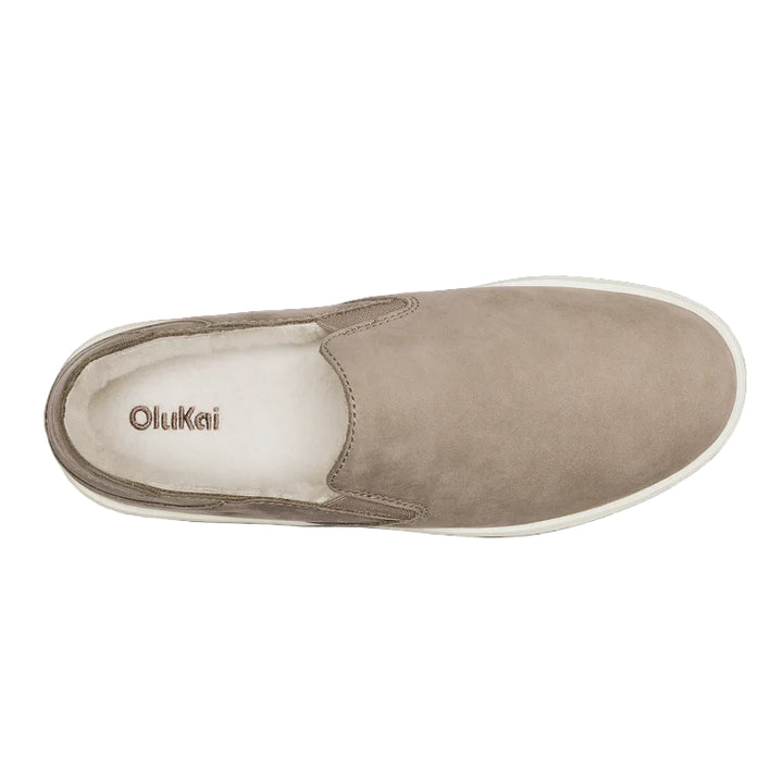 olukai pehuea cozy women's | taupe grey / taupe grey