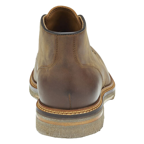 johnston murphy calder chukka men's | brown oiled full grain