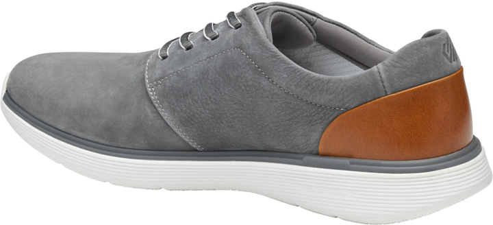 johnston murphy xc4 prentiss 2 plain toe men's | gray wp tumbled nubuck