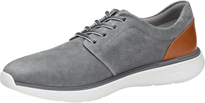 johnston murphy xc4 prentiss 2 plain toe men's | gray wp tumbled nubuck