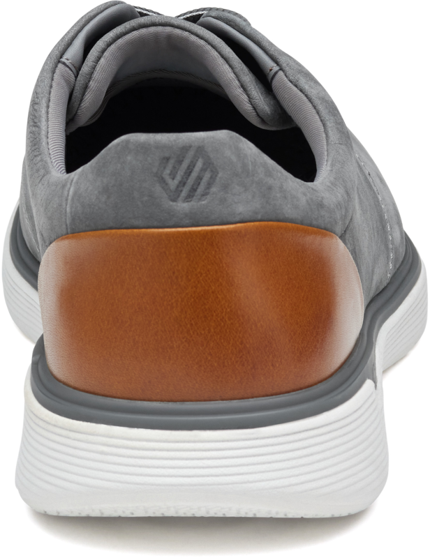 johnston murphy xc4 prentiss 2 plain toe men's | gray wp tumbled nubuck