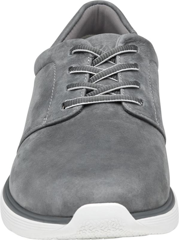 johnston murphy xc4 prentiss 2 plain toe men's | gray wp tumbled nubuck