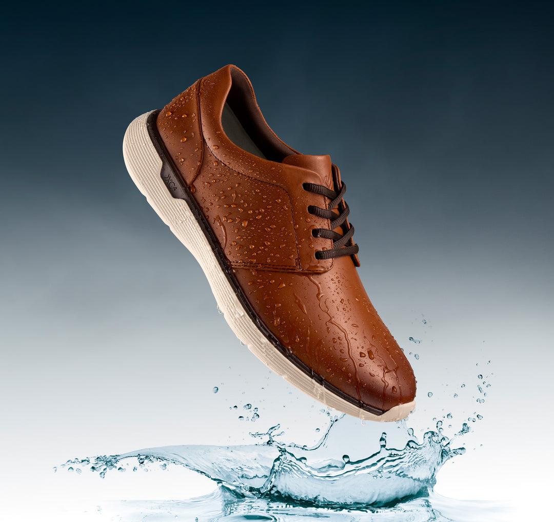 johnston murphy xc4 prentiss 2 plain men's | tan wp full grain