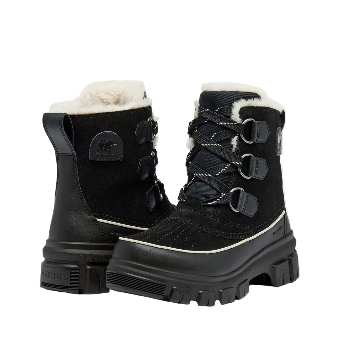 sorel tivoli v winter women's | black fawn