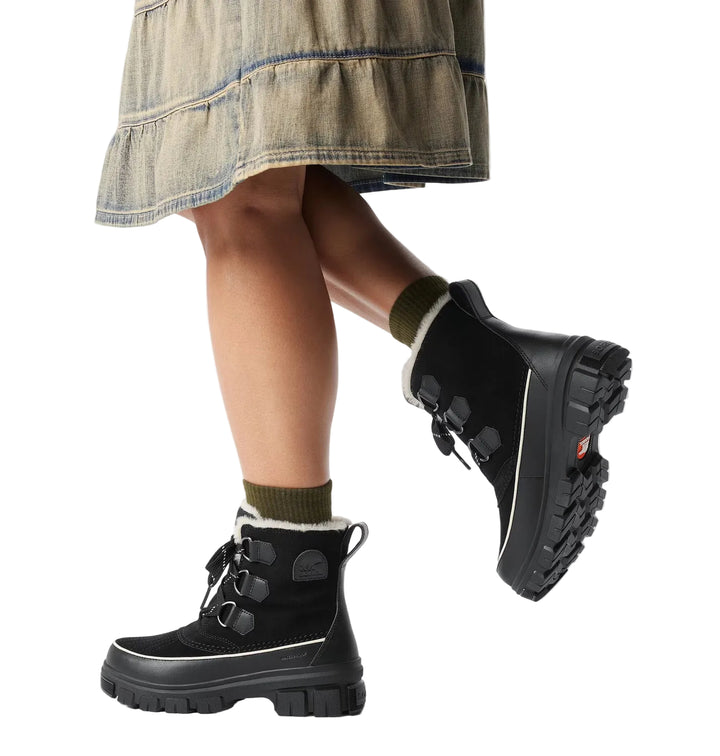sorel tivoli v winter women's | black fawn