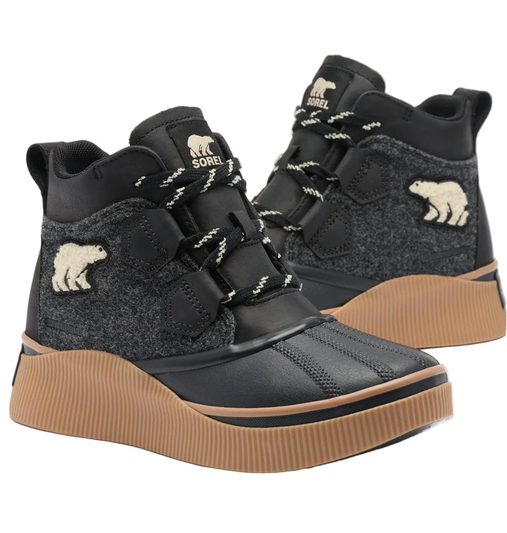 sorel out n about iv classic waterproof women's | black gum 2