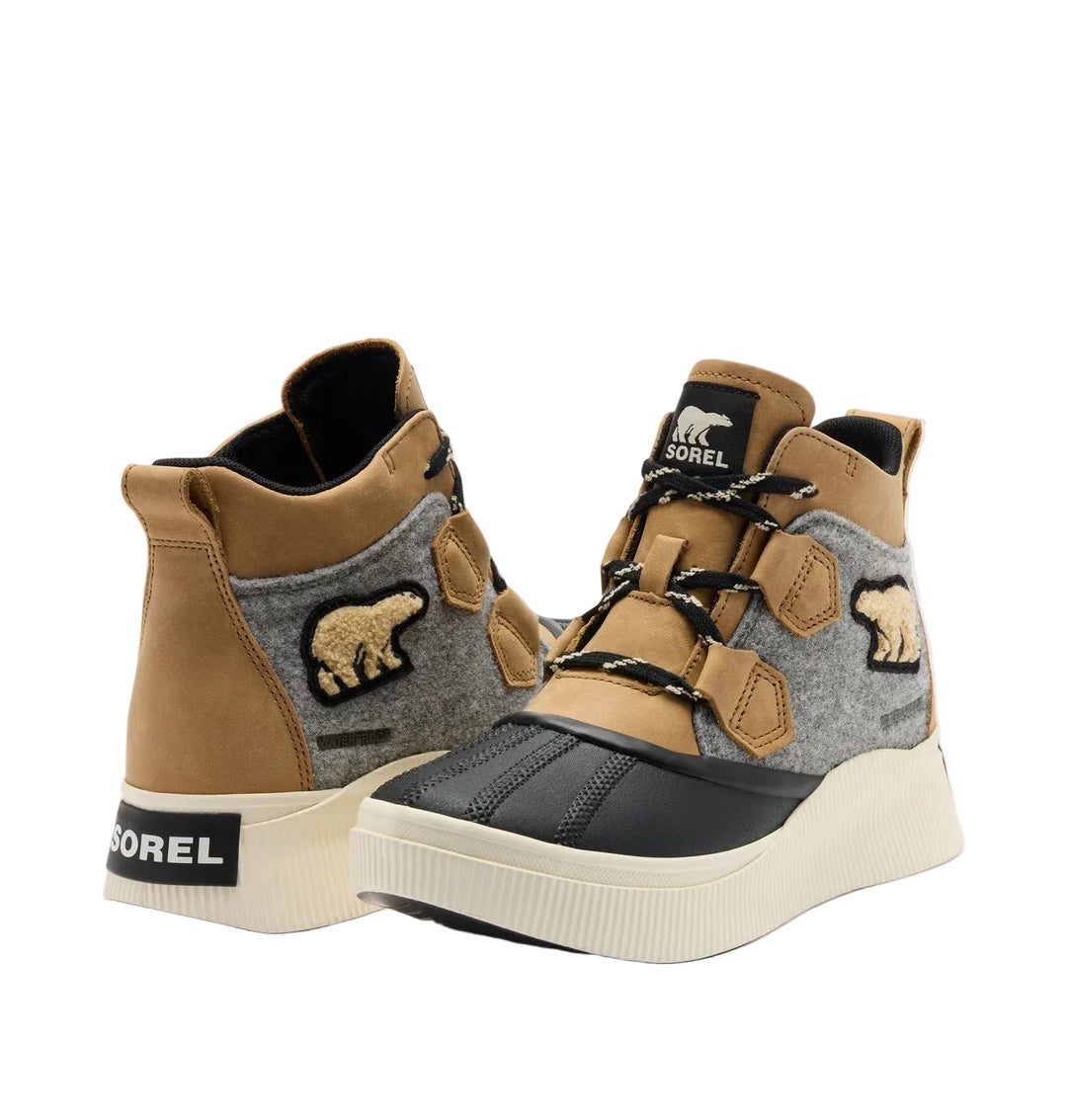 sorel out n about iv classic waterproof women's | caribou buff black