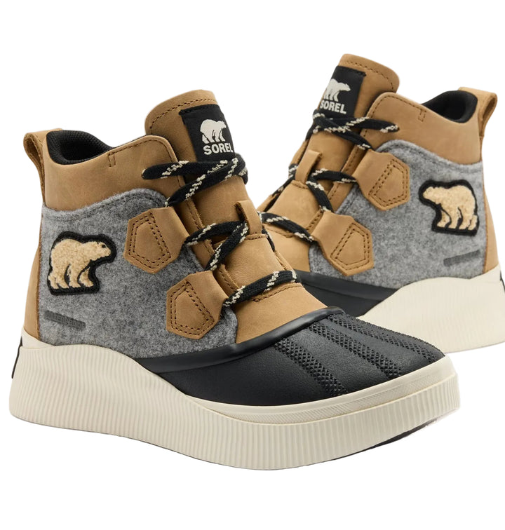 sorel out n about iv classic waterproof women's | caribou buff black