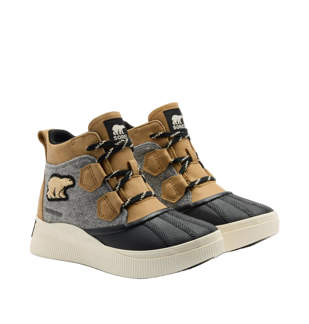 sorel out n about iv classic waterproof women's | caribou buff black