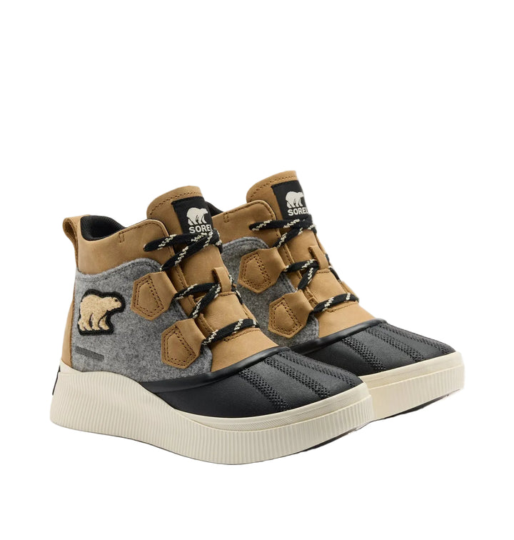 sorel out n about iv classic waterproof women's | caribou buff black