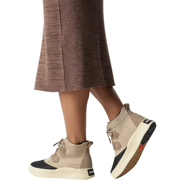 sorel out n about iv classic waterproof women's | omega taupe black