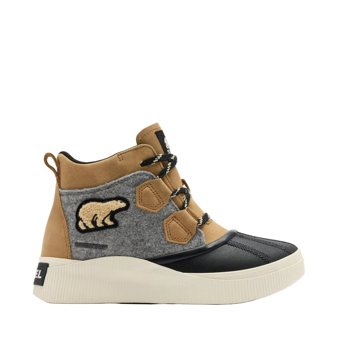 sorel out n about iv classic waterproof women's | caribou buff black
