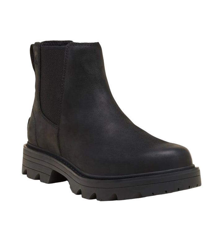 sorel revel rd chelsea waterproof women's | black black