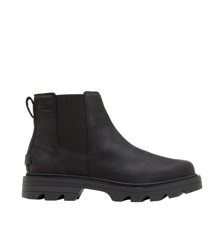 sorel revel rd chelsea waterproof women's | black black