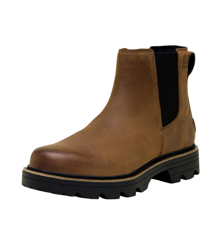 sorel revel rd chelsea waterproof women's | tobacco black