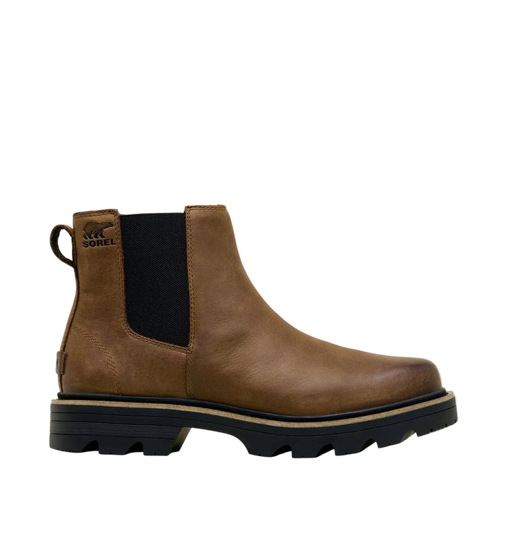 sorel revel rd chelsea waterproof women's | tobacco black