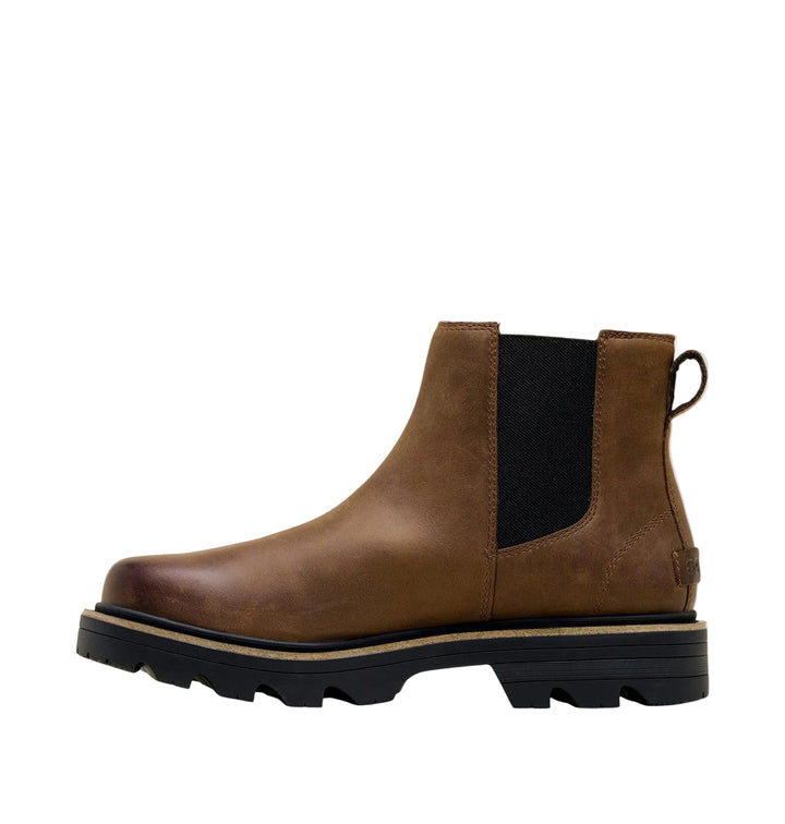 sorel revel rd chelsea waterproof women's | tobacco black