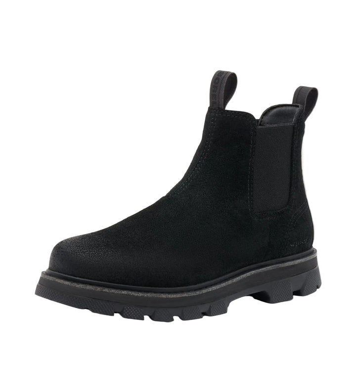 sorel lark-47 chelsea waterproof men's | black bleached ceramic