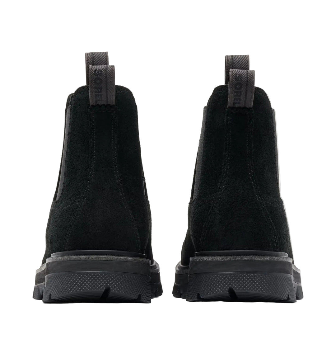 sorel lark-47 chelsea waterproof men's | black bleached ceramic