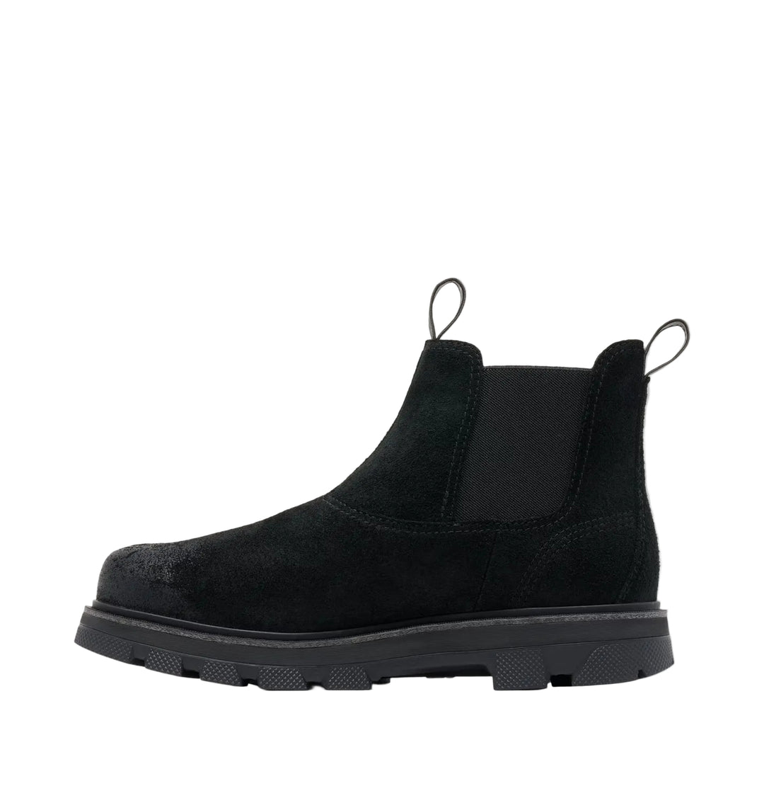 sorel lark-47 chelsea waterproof men's | black bleached ceramic