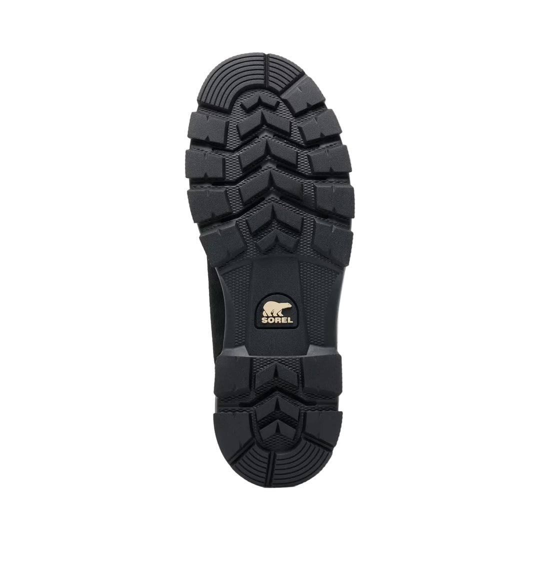 sorel lark-47 chelsea waterproof men's | black bleached ceramic