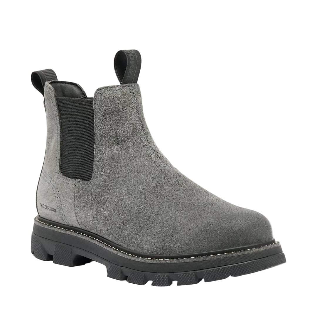 sorel lark-47 chelsea waterproof men's | grill black