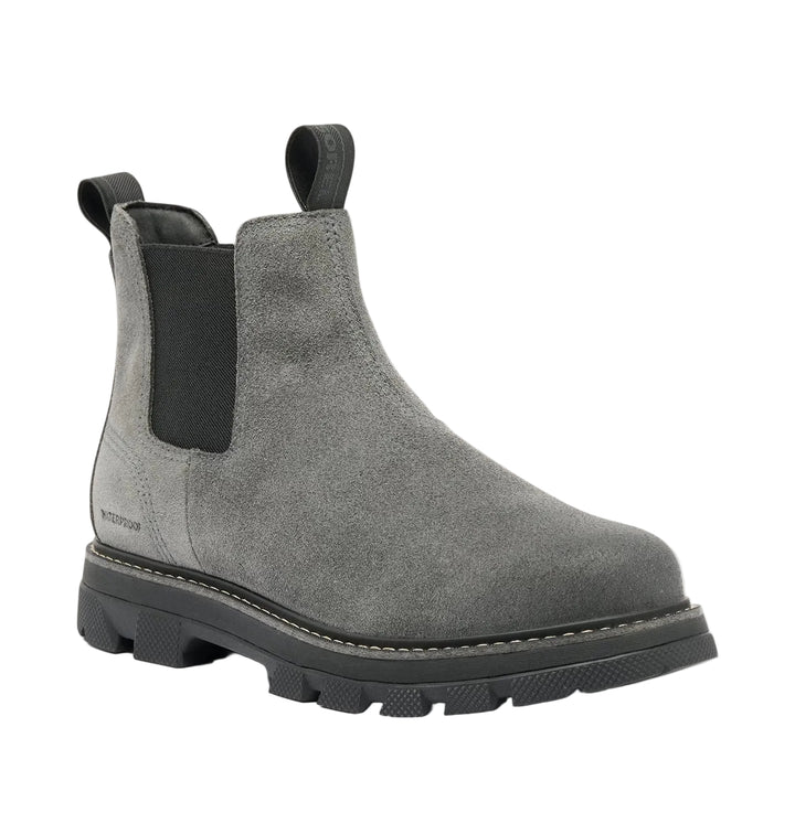 sorel lark-47 chelsea waterproof men's | grill black