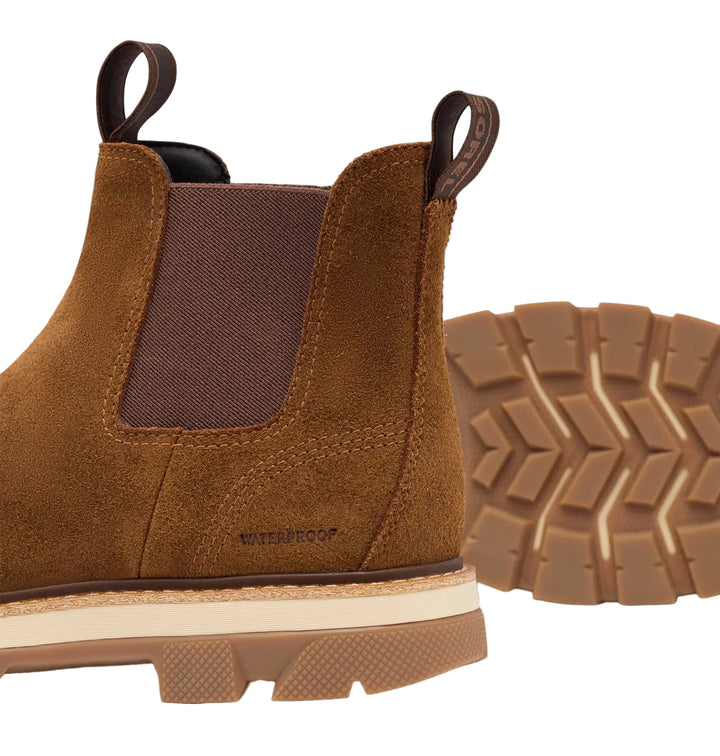 sorel lark-47 chelsea waterproof men's | velvet tan tobacco