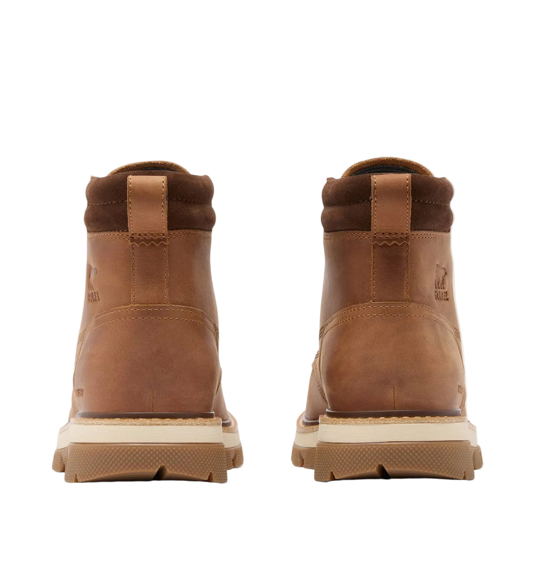 sorel lark-47 moc toe waterproof men's | velvet tan tobacco