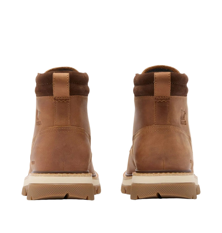 sorel lark-47 moc toe waterproof men's | velvet tan tobacco