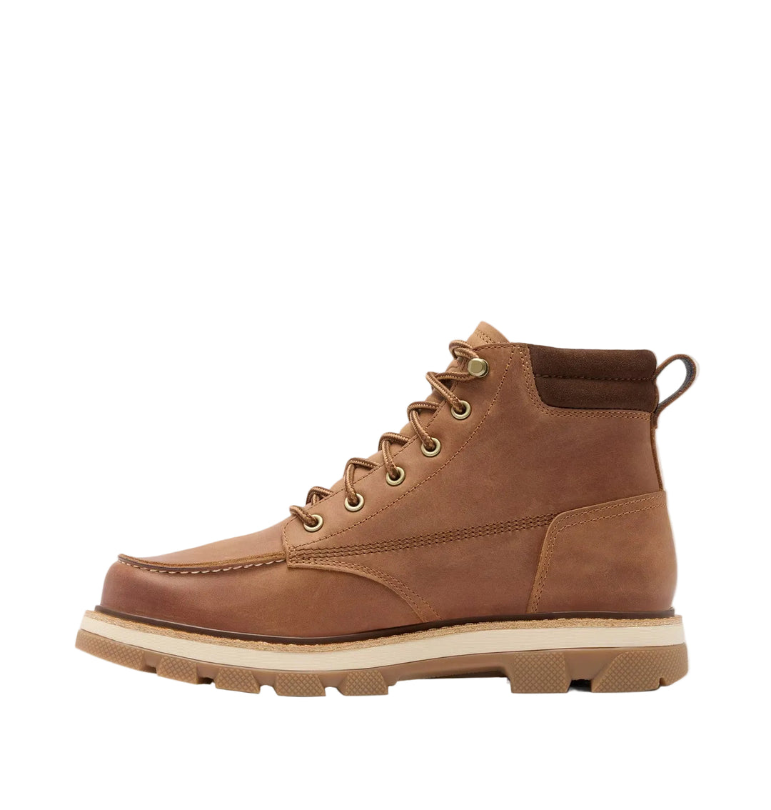sorel lark-47 moc toe waterproof men's | velvet tan tobacco