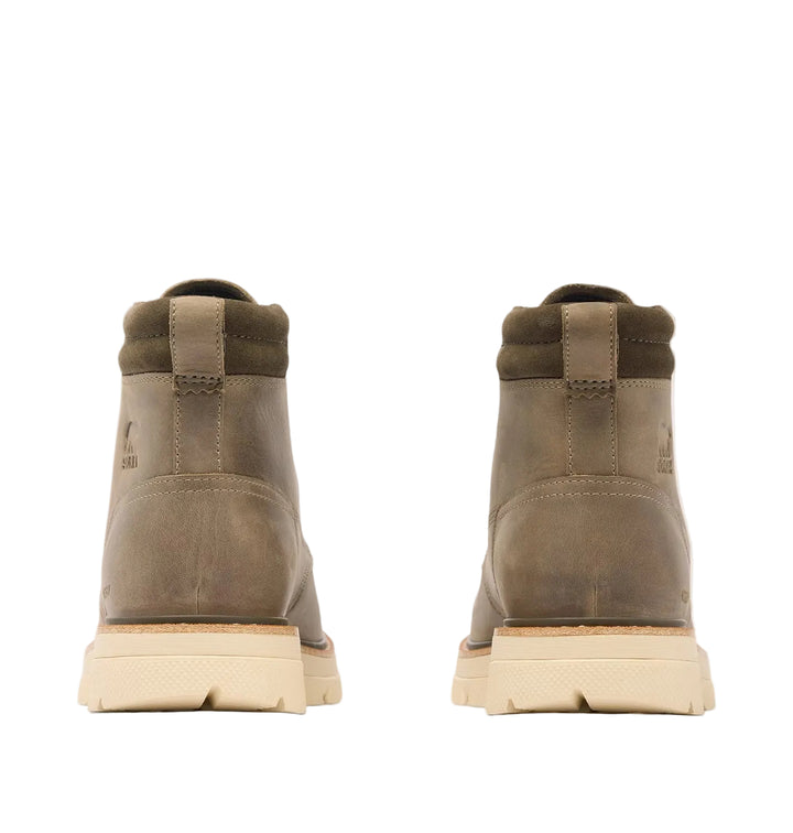 sorel lark-47 moc toe waterproof men's | wet sand major