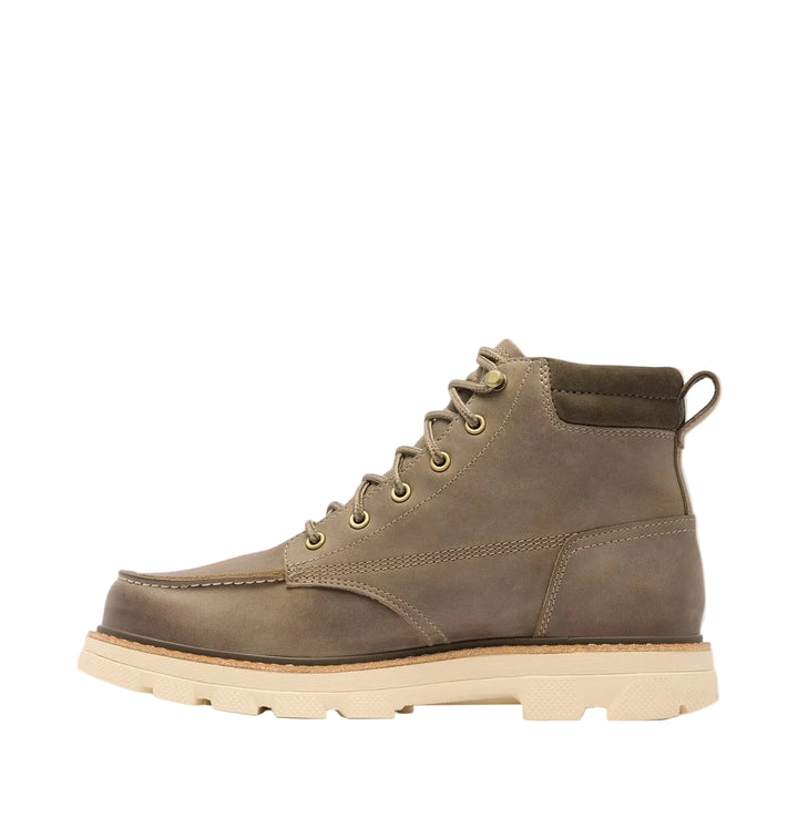 sorel lark-47 moc toe waterproof men's | wet sand major