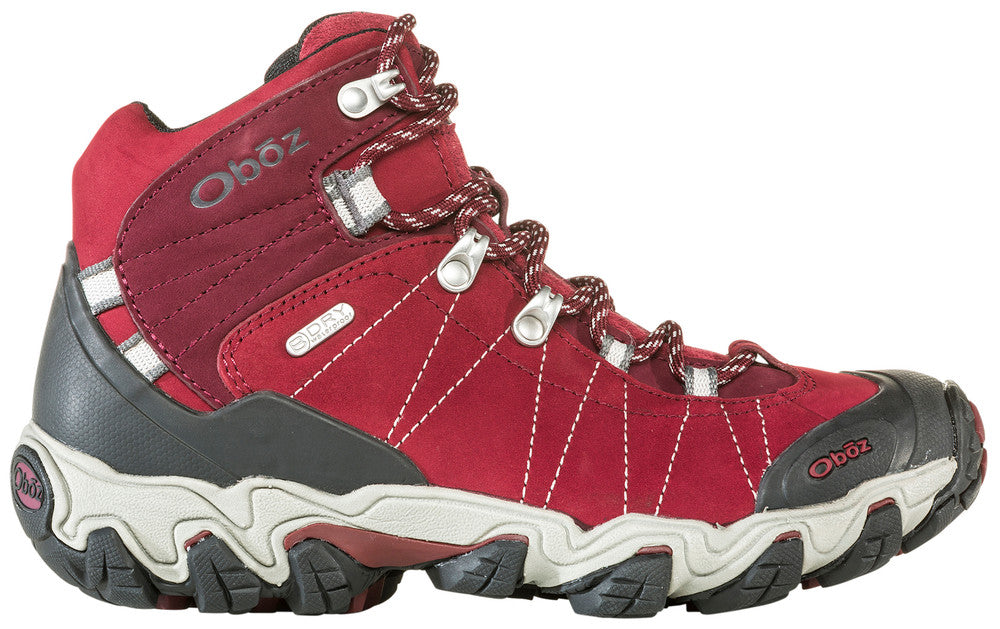 oboz brigder mid waterproof women's | rio red