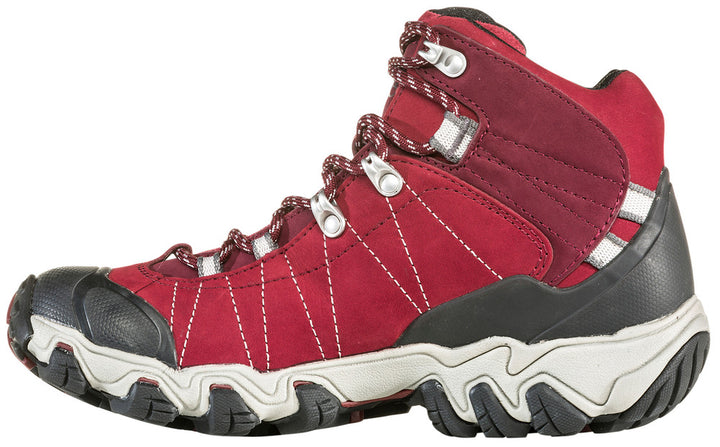 oboz brigder mid waterproof women's | rio red