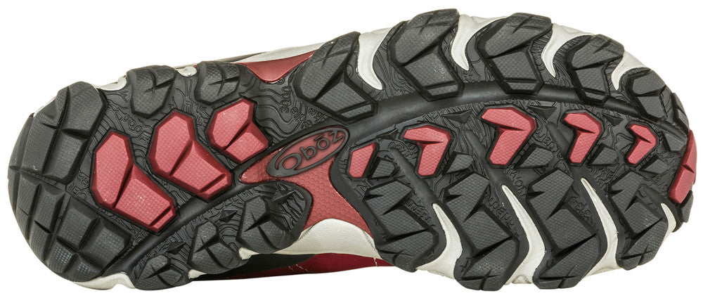 oboz brigder mid waterproof women's | rio red