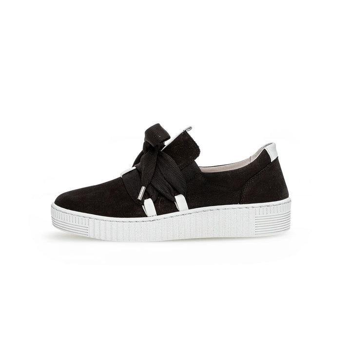 gabor 73.333 sneaker women's | black white