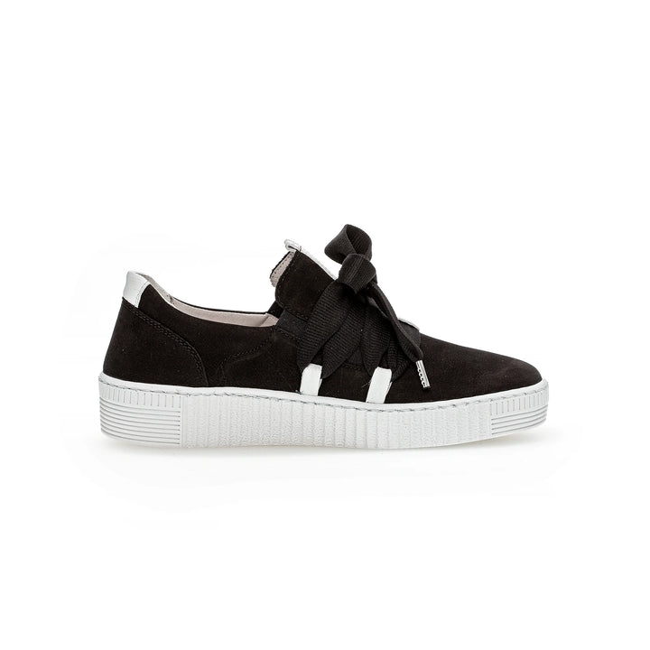 gabor 73.333 sneaker women's | black white