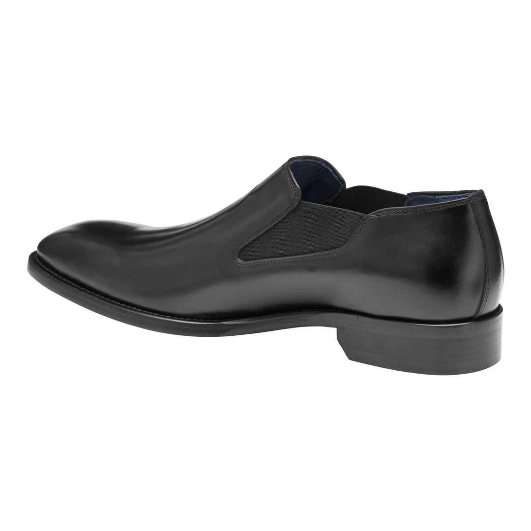 johnston & murphy larson slip-on men's | black