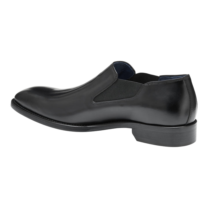 johnston & murphy larson slip-on men's | black