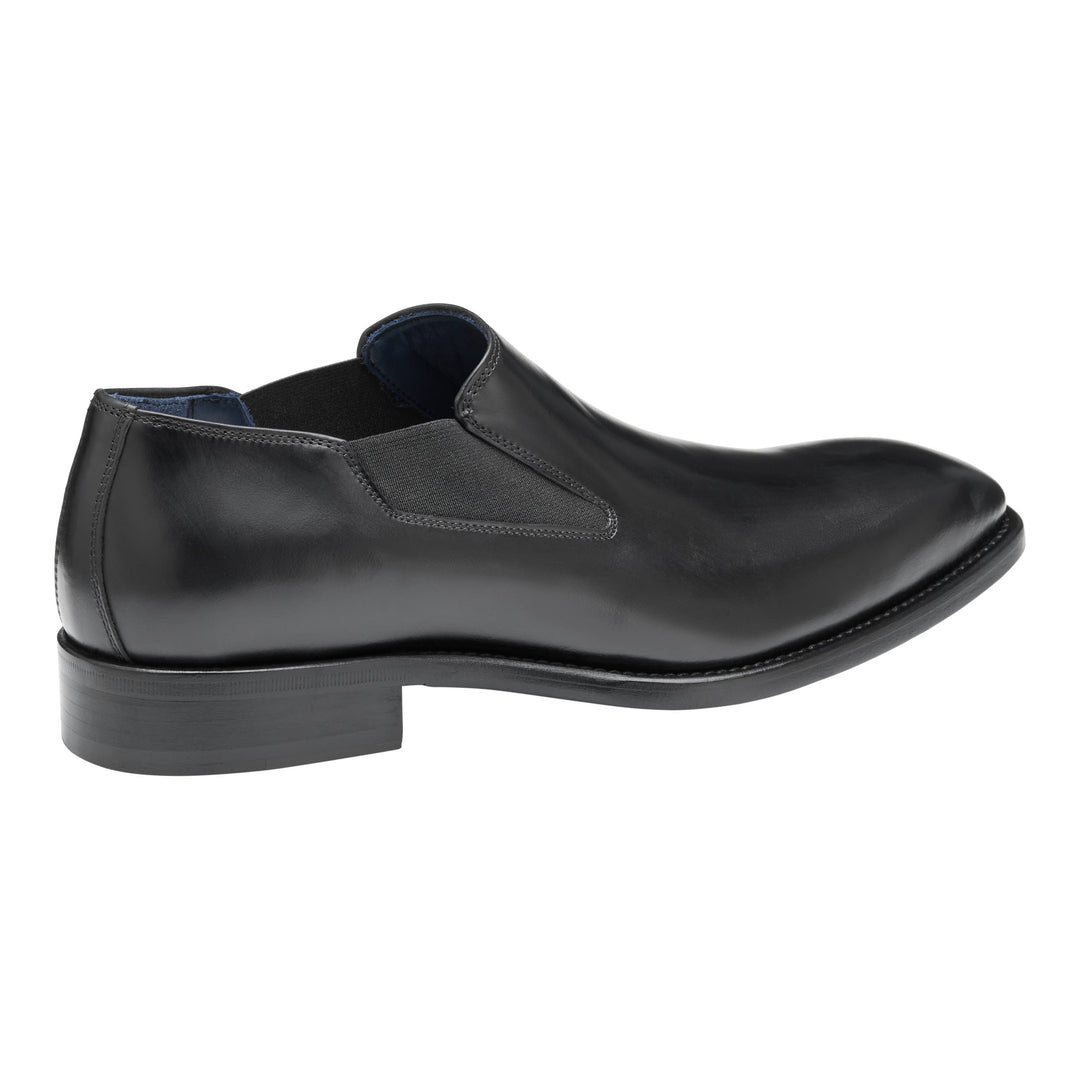 johnston & murphy larson slip-on men's | black