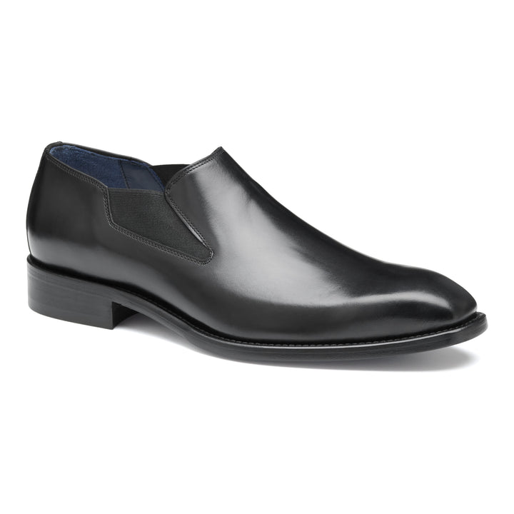johnston & murphy larson slip-on men's | black