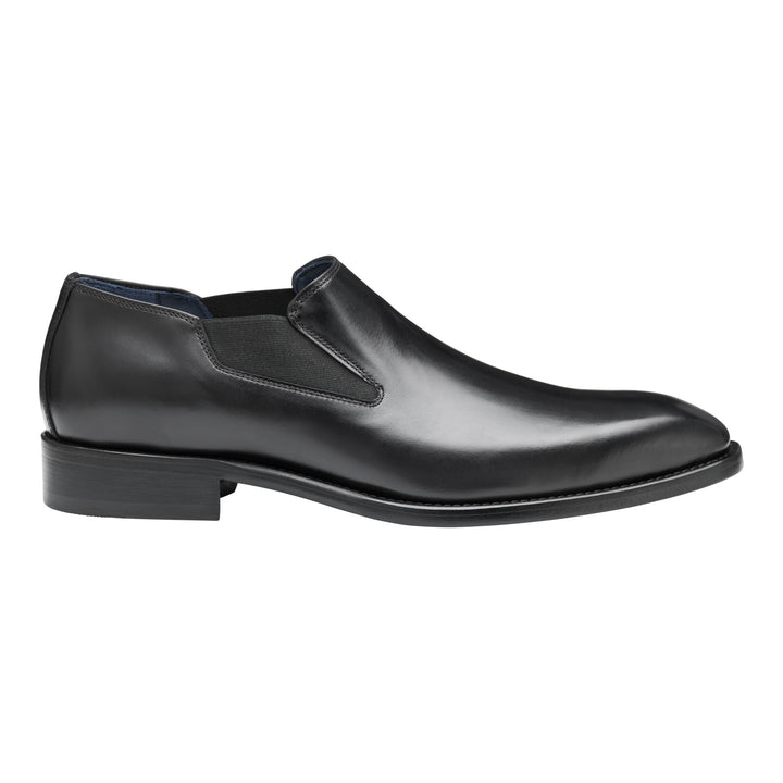 johnston & murphy larson slip-on men's | black